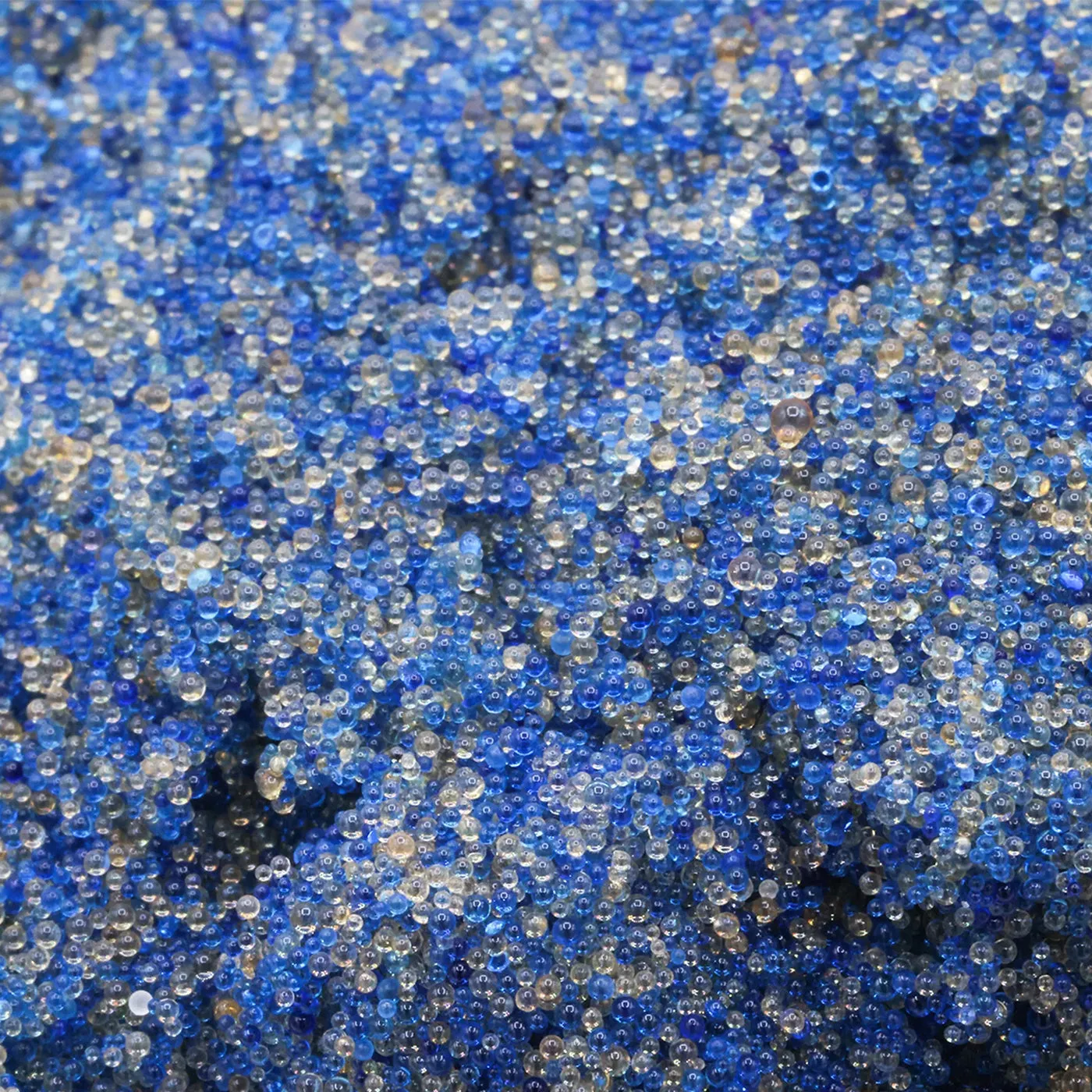 Blue trace mineral granules